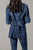 Kimes Ranch Womens Becca Denim Antique Wash Cotton Blend Cotton Jacket