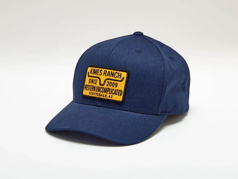 Kimes Ranch Unisex Black Hawk Navy Cotton Twill Baseball Cap Hat