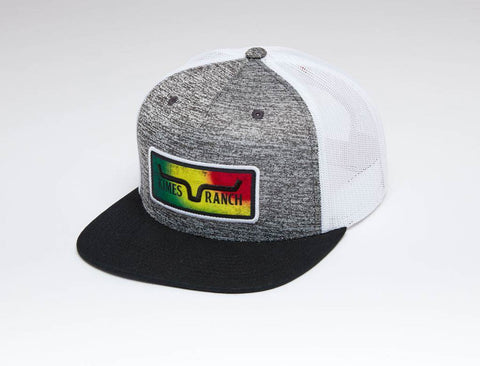 Kimes Ranch Unisex Blanket Grey Heather Cotton Twill Trucker Cap