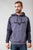 Kimes Ranch Mens Blaze 2 Navy Cotton Blend Hoodie