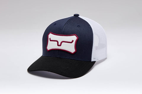 Kimes Ranch Unisex Boneyard Navy Cotton Twill Trucker Cap