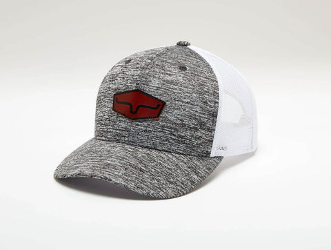 Kimes Ranch Unisex Box Seats Grey Heather Cotton Twill Trucker Cap