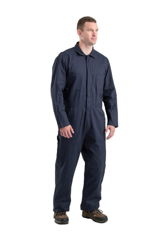 Berne Mens Navy 100% Cotton Unlined Coverall