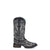 Corral Womens Glittered Inlay Studs Black/Silver Cowhide Cowboy Boots