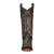 Corral Womens Leopard Weave Cowboy Boots Leather Dark Brown