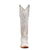 Corral Womens Tall Crystal Overlay Snip White Cowhide 16in Cowboy Boots