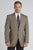 Circle S Mens Plano Donegal Sport Coat Donegal Brown Wool Blend Blazer 48L
