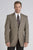 Circle S Mens Plano Donegal Sport Coat Donegal Brown Wool Blend Blazer 44L