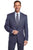 Circle S Mens Heather Navy Polyester Vegas Sportcoat Jacket Blazer 52 RX
