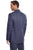 Circle S Mens Heather Navy Polyester Vegas Sportcoat Jacket Blazer 52 RX