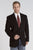 Circle S Mens Black 100% Cotton Lubbock Corduroy Jacket Blazer 50 RX