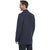 Circle S Mens Lubbock Heather Navy Poly/Rayon Two-Button Sport Coat 44R