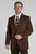 Circle S Mens Chestnut 100% Cotton Lubbock Sportcoat Corduroy Jacket Blazer 46 L