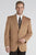 Cripple Creek Mens Houston Microsuede Camel 100% Polyester Sport Coat
