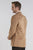Cripple Creek Mens Houston Microsuede Camel 100% Polyester Sport Coat