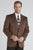Cripple Creek Mens Houston Microsuede Chestnut 100% Polyester Sport Coat