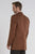 Circle S Mens Cognac 100% Microsuede Houston Western Jacket Blazer