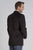 Cripple Creek Mens Houston Microsuede Black 100% Polyester Sport Coat