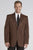 Circle S Mens Chestnut 100% Microsuede Galveston Boot Stitch Jacket Blazer 42 L