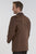 Circle S Mens Chestnut 100% Microsuede Galveston Boot Stitch Jacket Blazer 42 L