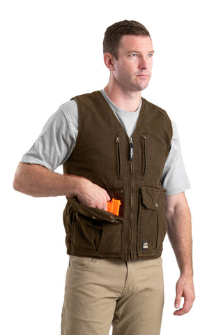 Berne Mens Bark 100% Cotton Echo One Zero Vest 8XL