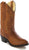 Old West Tan Canyon Youth Girls Corona Leather Narrow J Toe Cowboy Boots 5.5 D