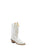 Old West Kids Girls Fashion Western White Leather Cowboy Boots 2 D