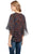 Cowgirl Up Womens Multi-Color Polyester Geometric V-Neck Tunic S/S