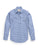 Ely and Walker Womens Granddaddy Gingham Snap Blue Poly/Cotton L/S Shirt