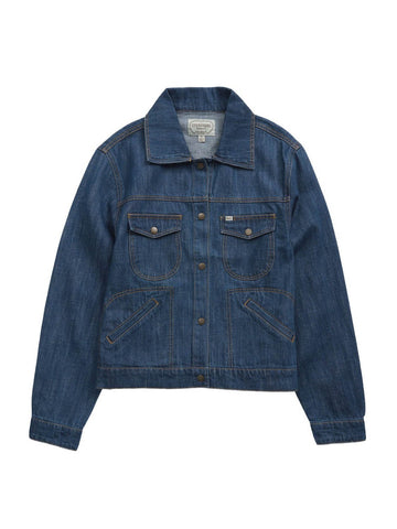 Ely and Walker Womens Cowboygirl Denim Blue 100% Cotton Cotton Jacket