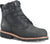 Chippewa Mens Super DNA 6in WP Steel Toe 400G Charcoal Black Leather Work Boots