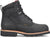 Chippewa Mens Super DNA 6in WP Steel Toe 400G Charcoal Black Leather Work Boots 10.5 E