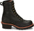 Chippewa Mens Baldor 8in Steel Toe Logger Oiled Black Leather Work Boots