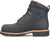 Chippewa Mens Super DNA 6in WP Steel Toe 400G Charcoal Black Leather Work Boots 10.5 E