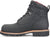 Chippewa Mens Super DNA 6in WP Steel Toe 400G Charcoal Black Leather Work Boots