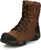 Chippewa Mens Cross Terrain 8in WP CT Hiker Bourbon Brown Leather Work Boots