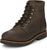 Chippewa Mens Classic 2.0 6in Lace Up Wood Leather Work Boots