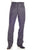 Circle S Mens Heather Navy Polyester Western Unhemmed Ranch Dress Pant 36