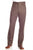 Circle S Mens Heather Chestnut Polyester Western Unhemmed Ranch Dress Pant 32
