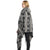 Cripple Creek Womens Navajo Open Front Hooded Mountain Mist Polyester Poncho