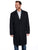 Cripple Creek Mens Heather Black Wool Blend Western Overcoat