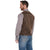 Cripple Creek Mens Enzyme Washed Cord Antique Chocolate Cotton Blend Cotton Vest