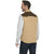 Cripple Creek Mens Quilted Two-Toned Winter Wheat 100% Cotton Cotton Vest