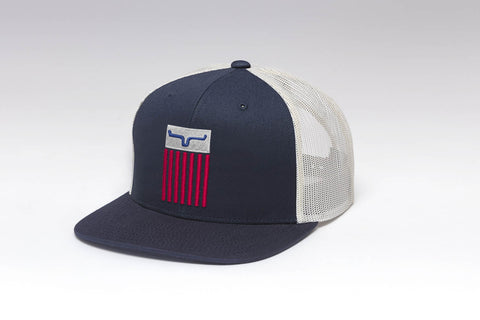 Kimes Ranch Unisex Cody Navy Cotton Twill Trucker Cap