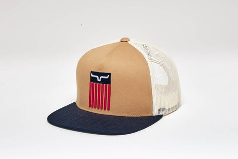 Kimes Ranch Unisex Cody WW Brown Cotton Twill Trucker Cap