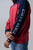 Kimes Ranch Mens Competitor Red Poly/Cotton 1/4 Zip Sweater