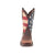 Durango Mens Rebel Pull Up Western Brown/Union Flag Leather Cowboy Boots