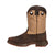 Lil Durango Big Kids Brown/Tan Leather Saddle Western Cowboy Boots
