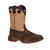Lil Durango Big Kids Brown/Tan Leather Saddle Western Cowboy Boots