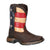 Lil Durango Little Kids Multi-Color Leather Union Flag Cowboy Boots